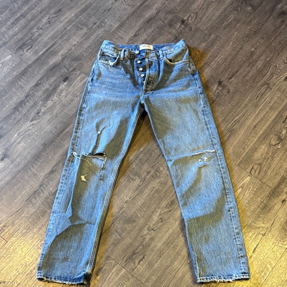 Agolde Classic Blue Denim Jeans